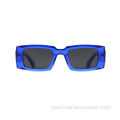 Vintage Uv400 Rectangle Polarized Acetate Sunglasses 2022
